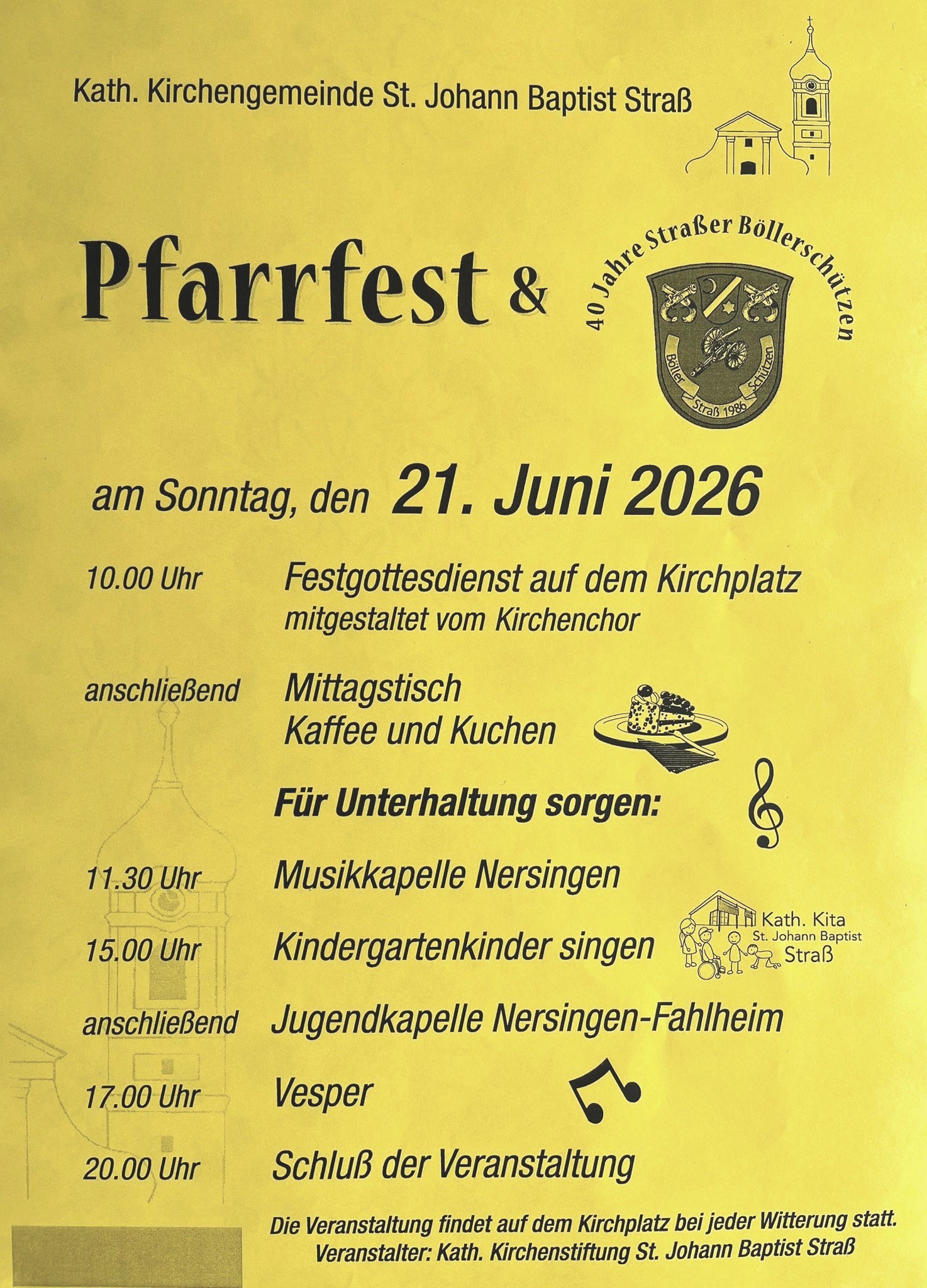 PFARRFEST ST. JOHANN BAPTIST 2026