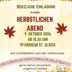 HERBSTLICHER ABEND