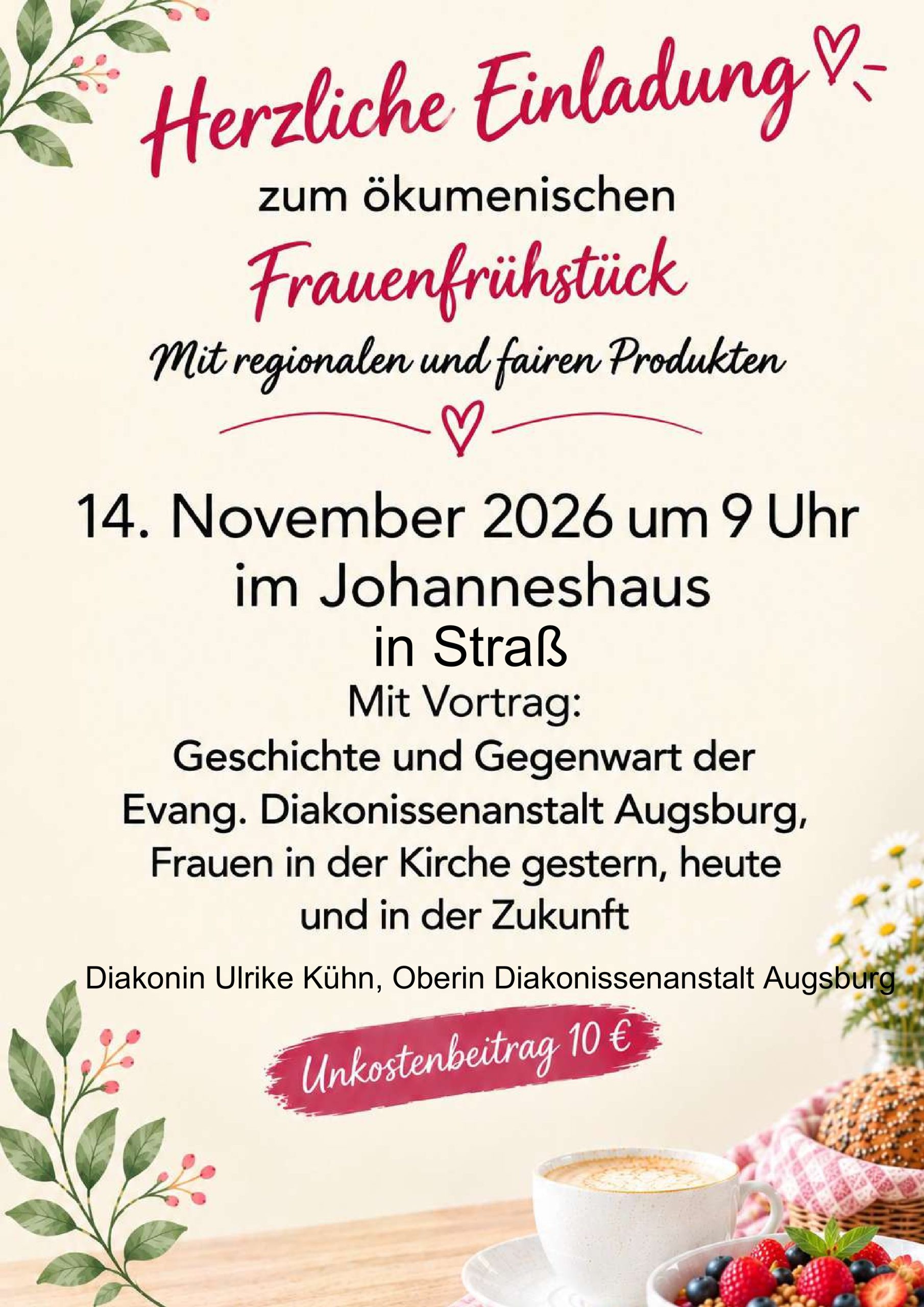 FRAUENFRÜHSTÜCK in STRAß